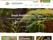 Tablet Screenshot of nationwideproduce.com